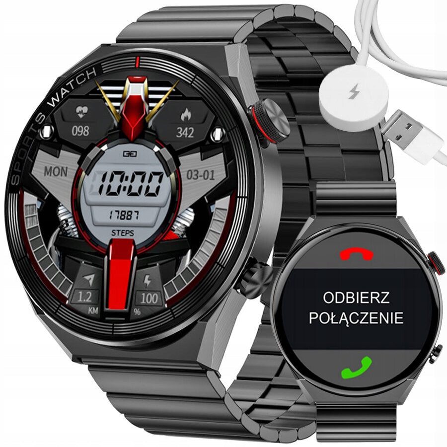 SMARTWATCH MALE Rubicon RNCE99 - CONNECTIONS, WIRELESS CHARGING