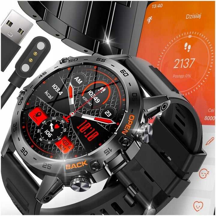 SMARTWATCH MEN'S AND WOMEN'S WATCH TALK SPORT PULSE APP MENU POLISH Model other