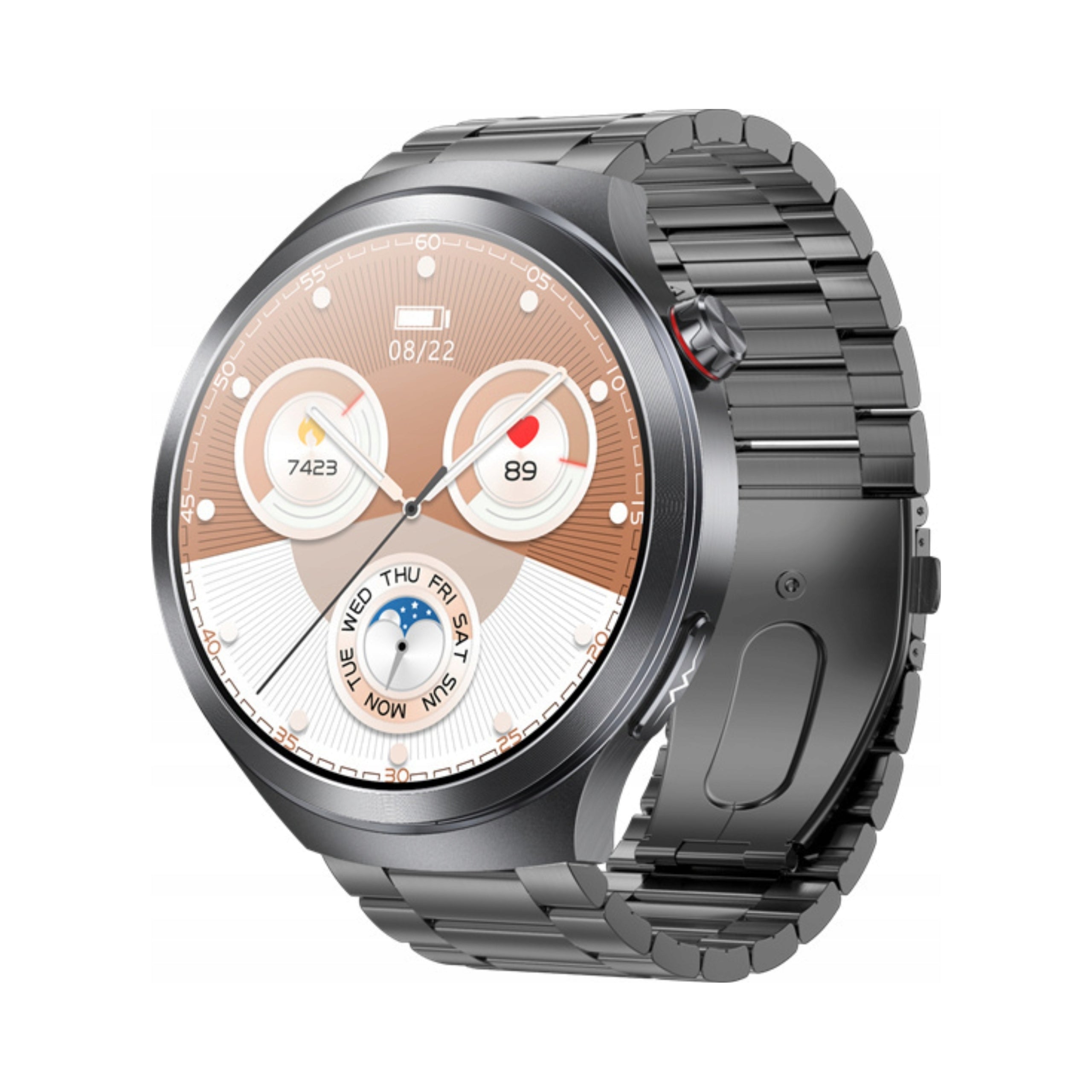 SMARTWATCH MEN'S CARDIOWATCH EKG PRESSURE HRV TALK SUPER AMOLED MENU PL