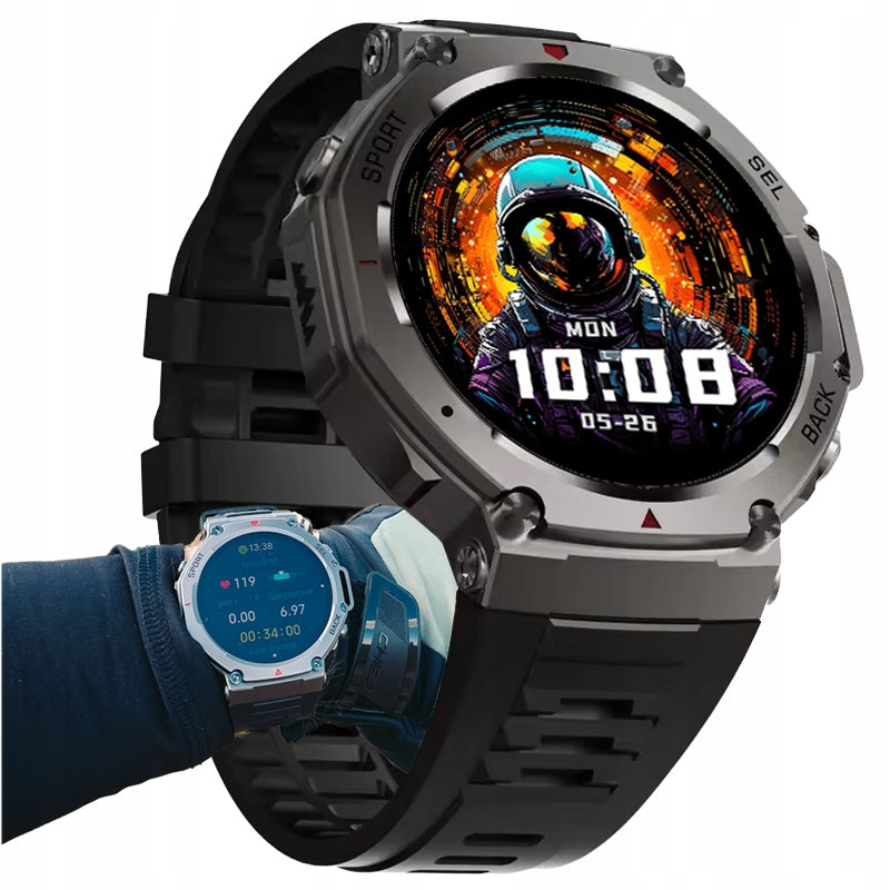 SMARTWATCH MEN'S Devill Kevin with GPS AMOLED Screen Waterproof Conversations