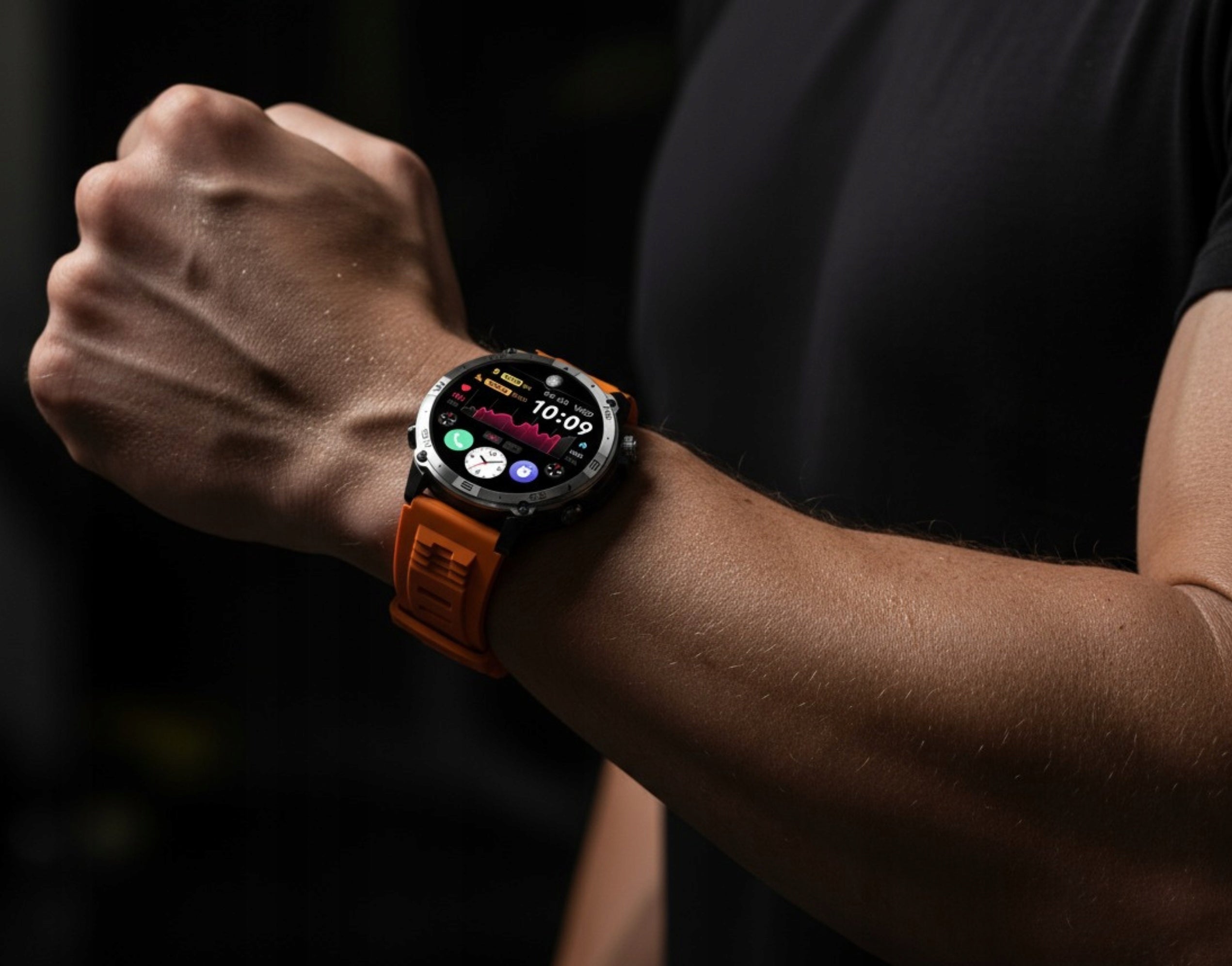 SMARTWATCH MEN'S GPS WATCH WATERPROOF IP68 3ATM MENU PL TALK AMOLED Manufacturer code Watch1