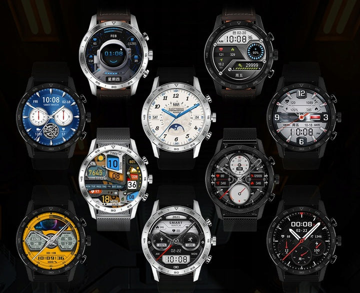 SMARTWATCH MEN'S SPORTS MENU PL TALK STEPS PULSE 3 STRIPES Packaging status original