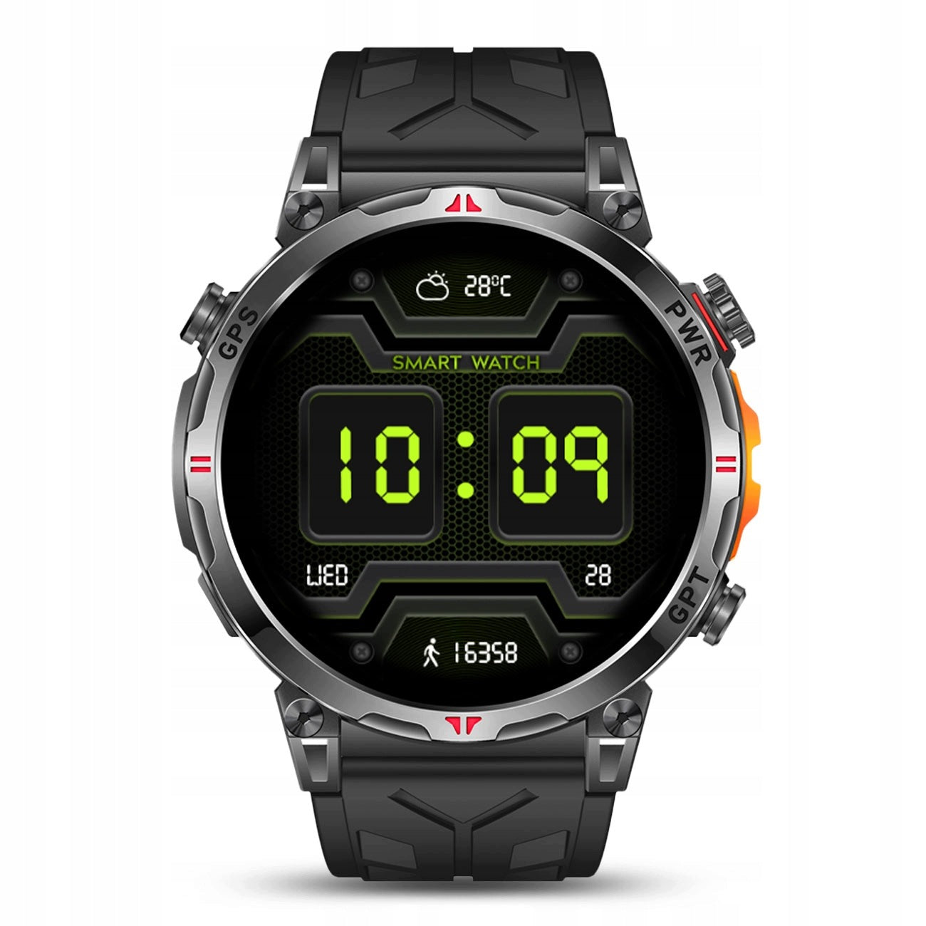 SMARTWATCH MEN'S WATCH AMOLED GPS TALK CHAT GPT AI 650mAh 2 STRIPS Brand Rubicon