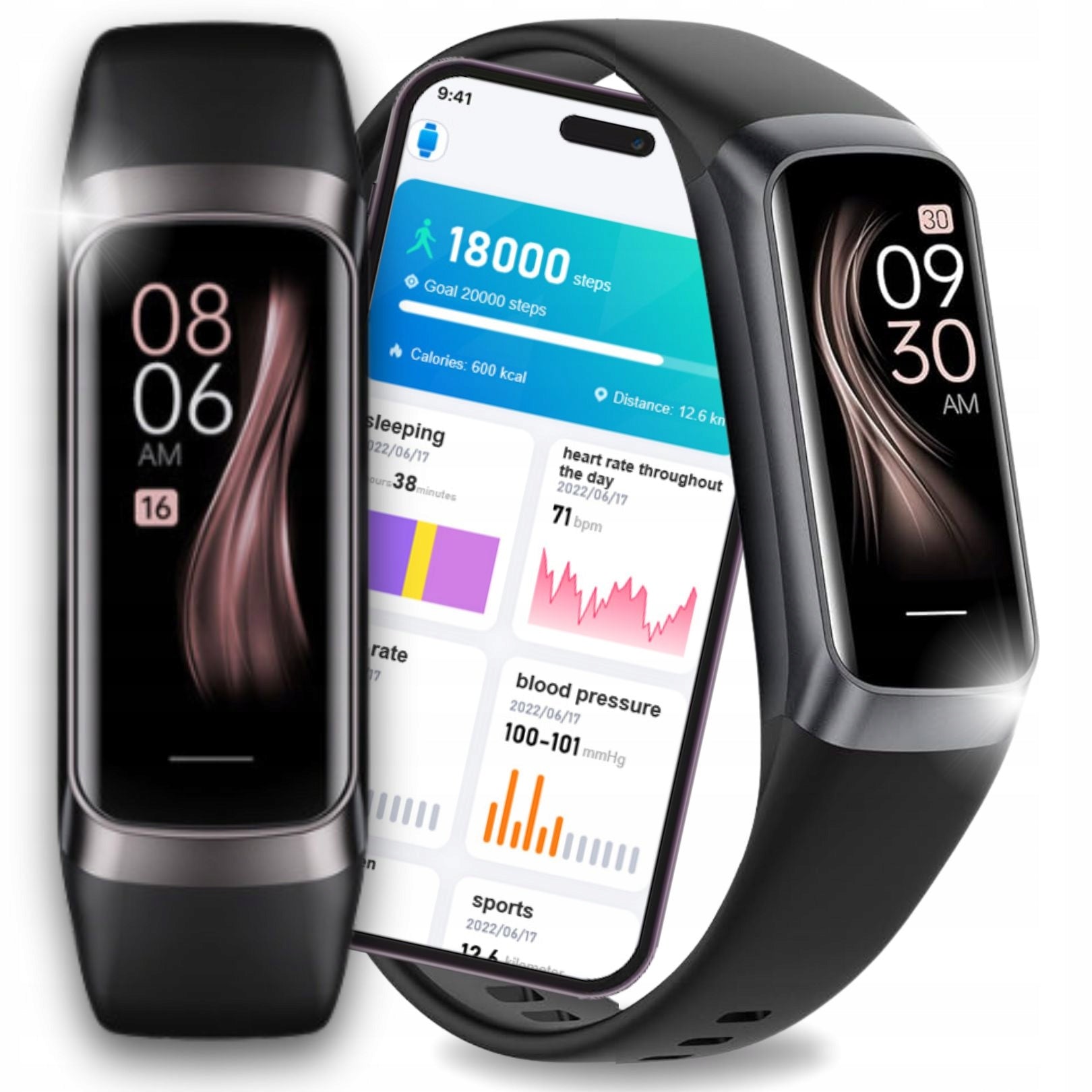 SMARTWATCH MEN'S WATCH BLACK MENU PL AMOLED SMART PRO SMARTBAND GT