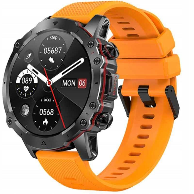 SMARTWATCH MEN'S WATCH CALLS HEART RATE BT 400mAh! BELT + BRACELET Brand Smart-Trend