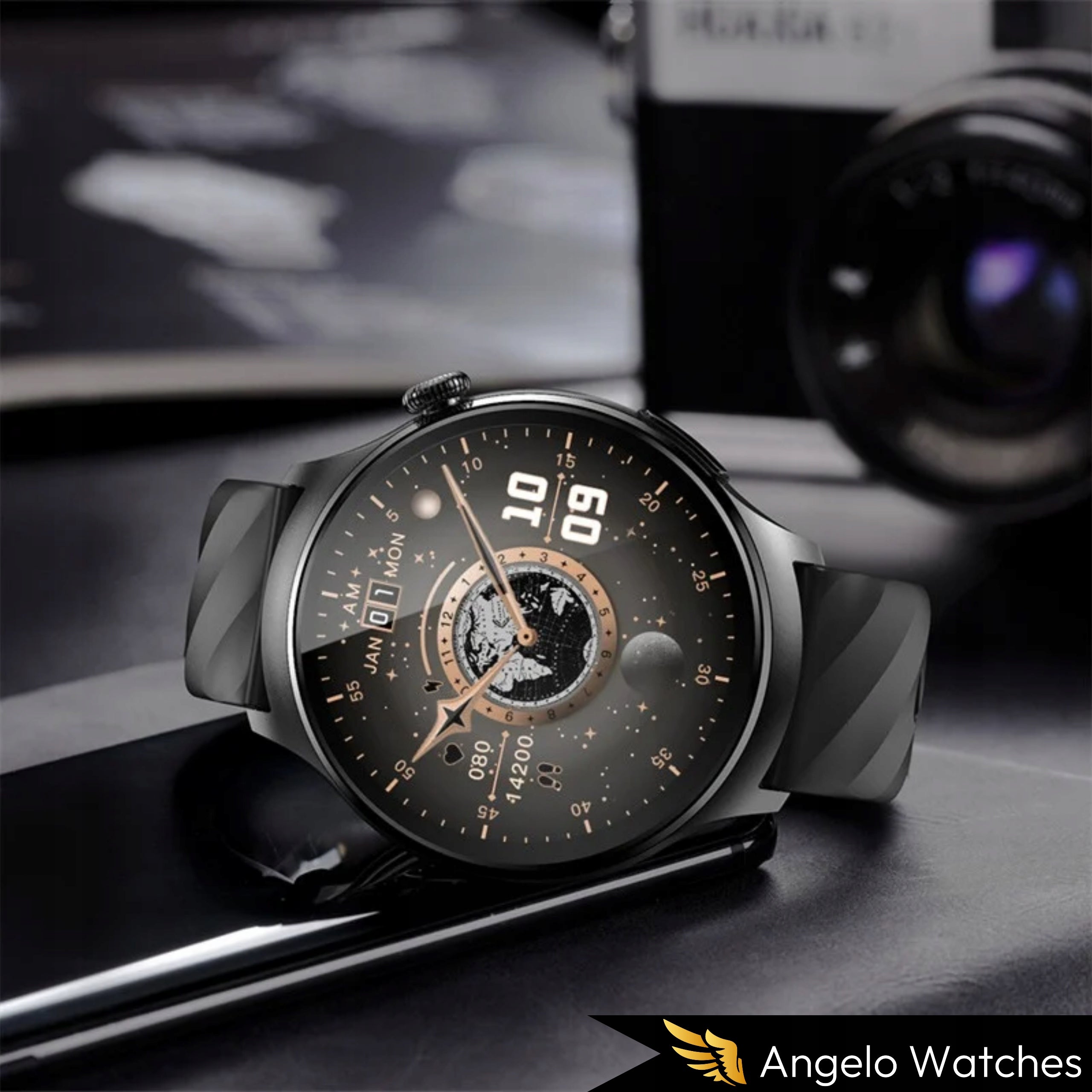 SMARTWATCH MEN'S WATCH CARDIOWATCH EKG HRV TALK SPORT PULSE MENU PL Manufacturer code Smartwatch męski ekg glukoza hrv bmi tętno pl