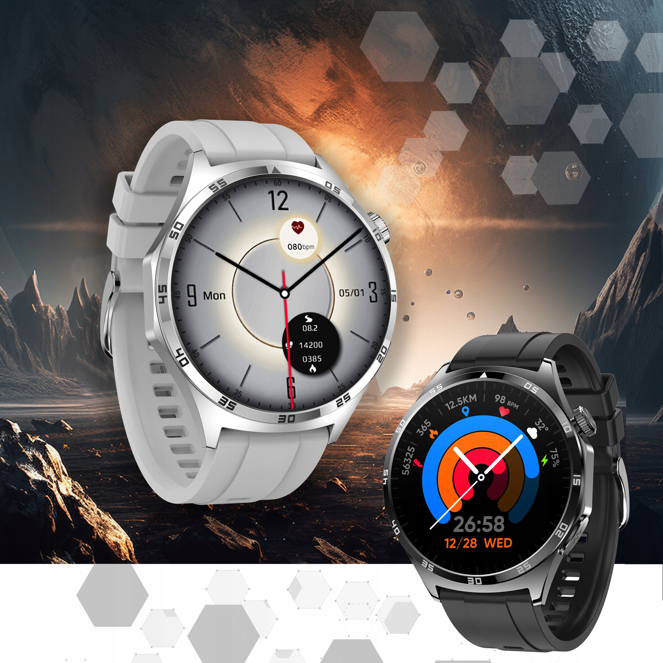 SMARTWATCH MEN'S WATCH CARDIOWATCH PROVENTUS AMOLED TALK EKG PRESSURE Brand Proventus
