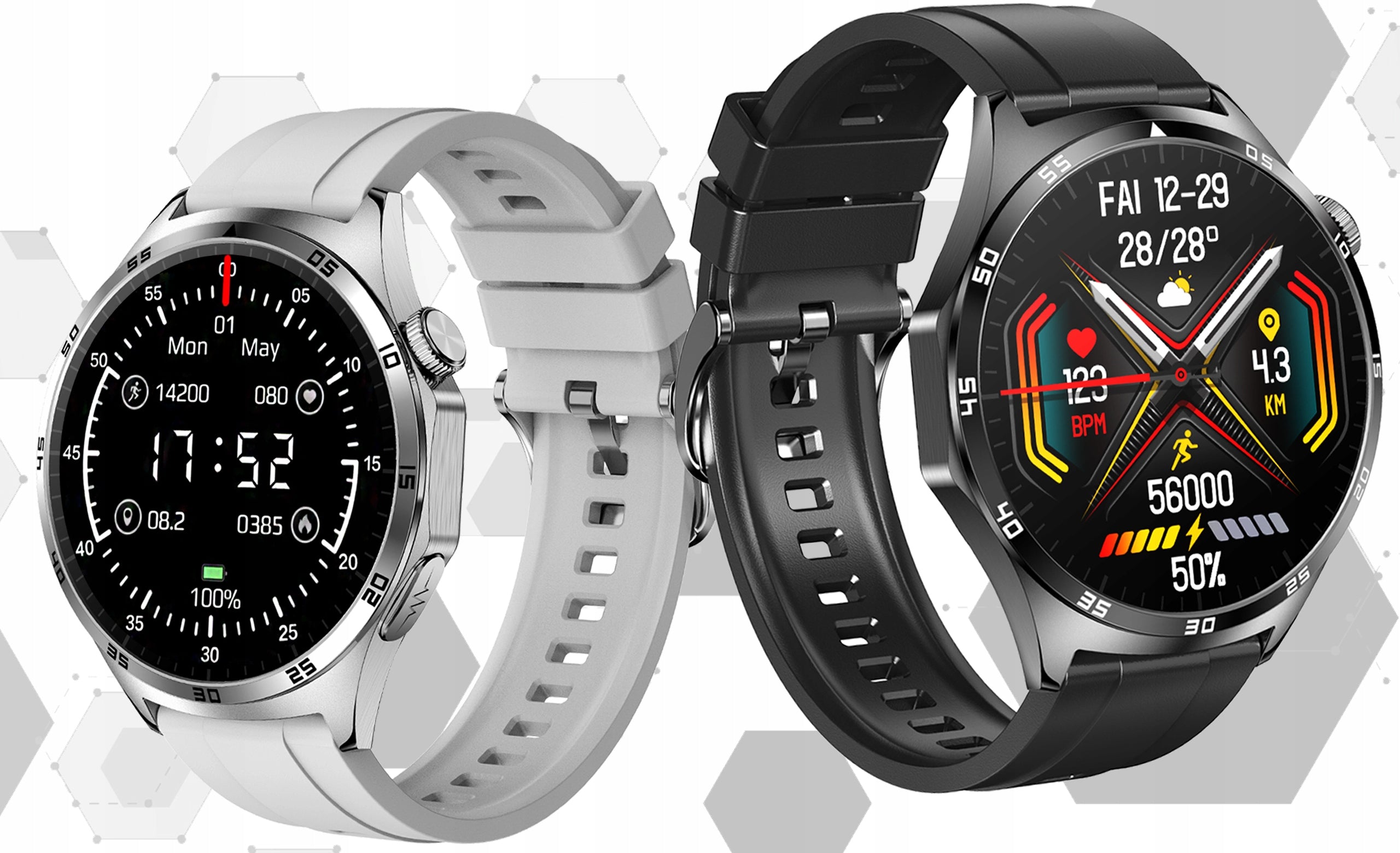 SMARTWATCH MEN'S WATCH CARDIOWATCH PROVENTUS AMOLED TALK EKG PRESSURE Packaging status original