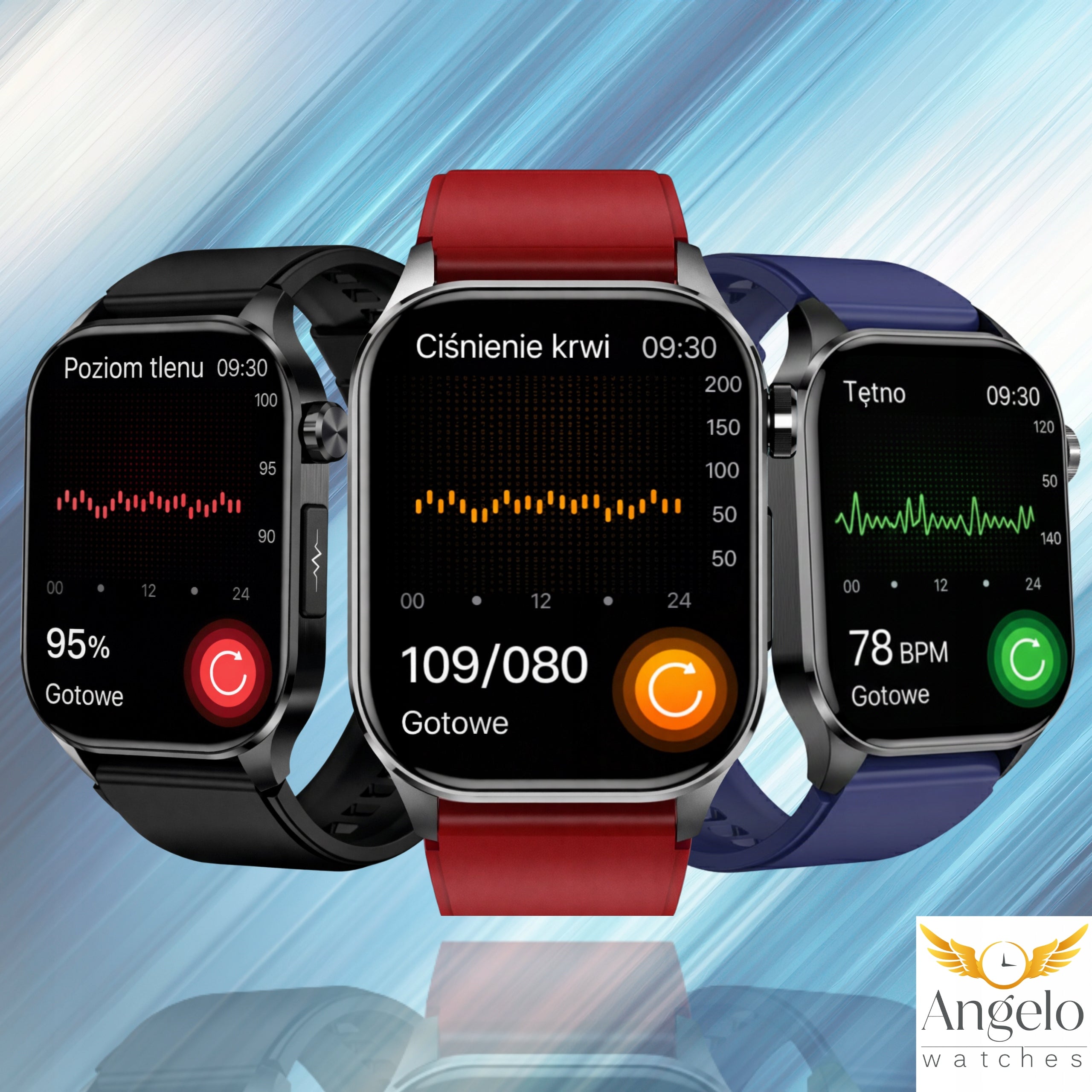 SMARTWATCH MEN'S WATCH CARDIOWATCH TALK PRESSURE EKG AMOLED MENU PL Packaging status original