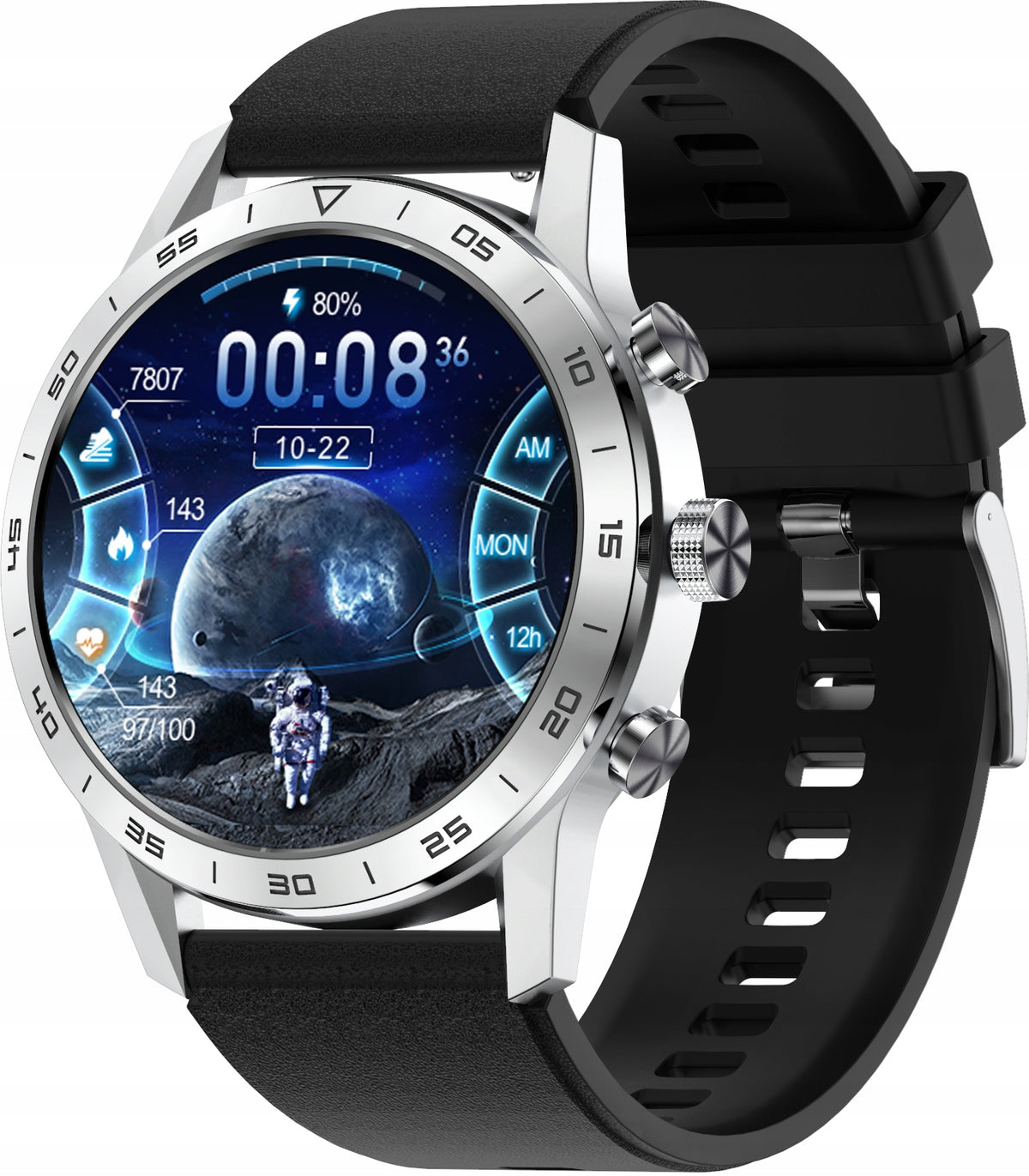 SMARTWATCH MEN'S WATCH EKG PULSE TALK +2 STRIPES Color multicolor