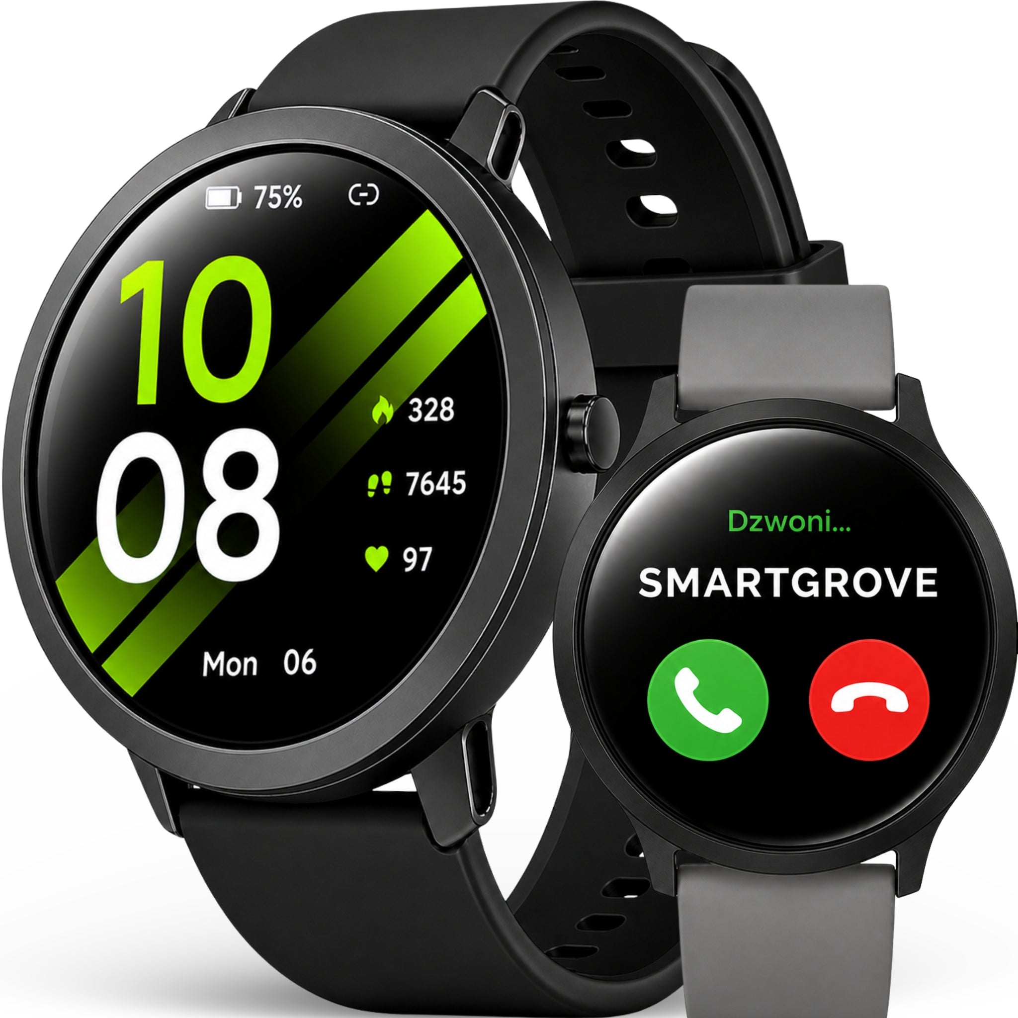 SMARTWATCH MEN'S WATCH GPS WATERPROOF AMOLED TALK SMART WATCH