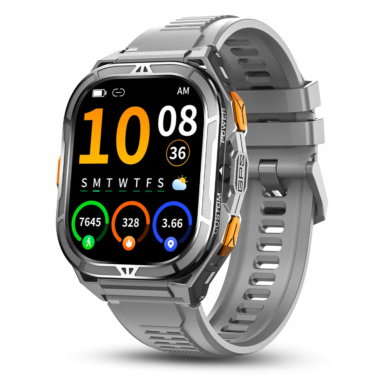SMARTWATCH MEN'S WATCH GPS WATERPROOF TALK SMART WATCH SPORT MENU PL Manufacturer code smart watch jg smart gps sport menu polskie
