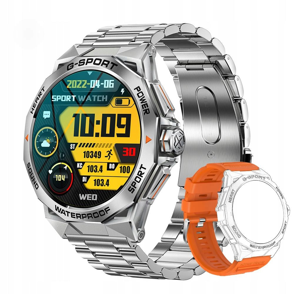 SMARTWATCH MEN'S WATCH MENU POLISH SPORT PULSE TALK SMART WATCH AMOLED