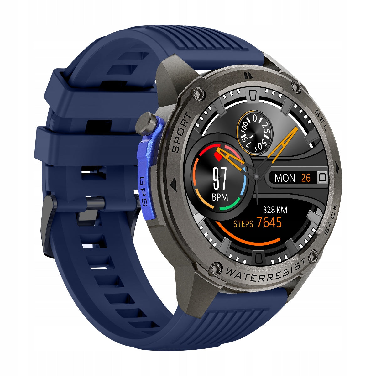 SMARTWATCH MEN'S WATCH POLISH MENU GPS WATERPROOF AMOLED TRACER GP-Fit2 Manufacturer code TRAFON47639