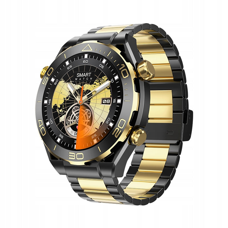 SMARTWATCH MEN'S WATCH POLISH MENU TALK NOTIFICATIONS PULS AMOLED Packaging status original