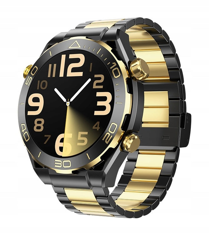 SMARTWATCH MEN'S WATCH POLISH MENU TALK NOTIFICATIONS PULS AMOLED