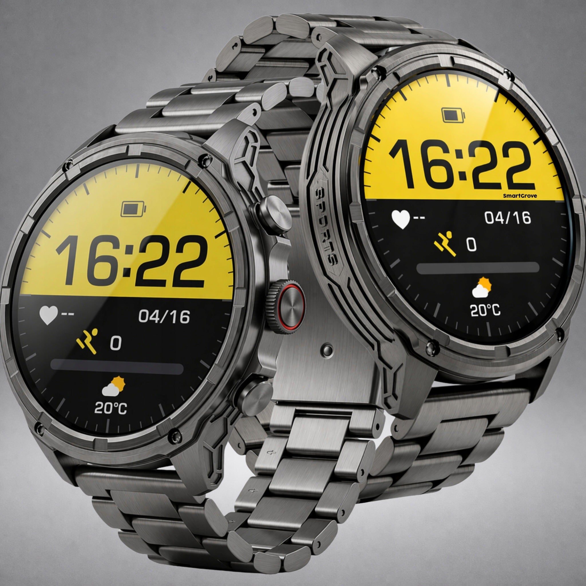 SMARTWATCH MEN'S WATCH WATERPROOF BRACELET LARGE SCREEN HD PRESSURE Packaging status original