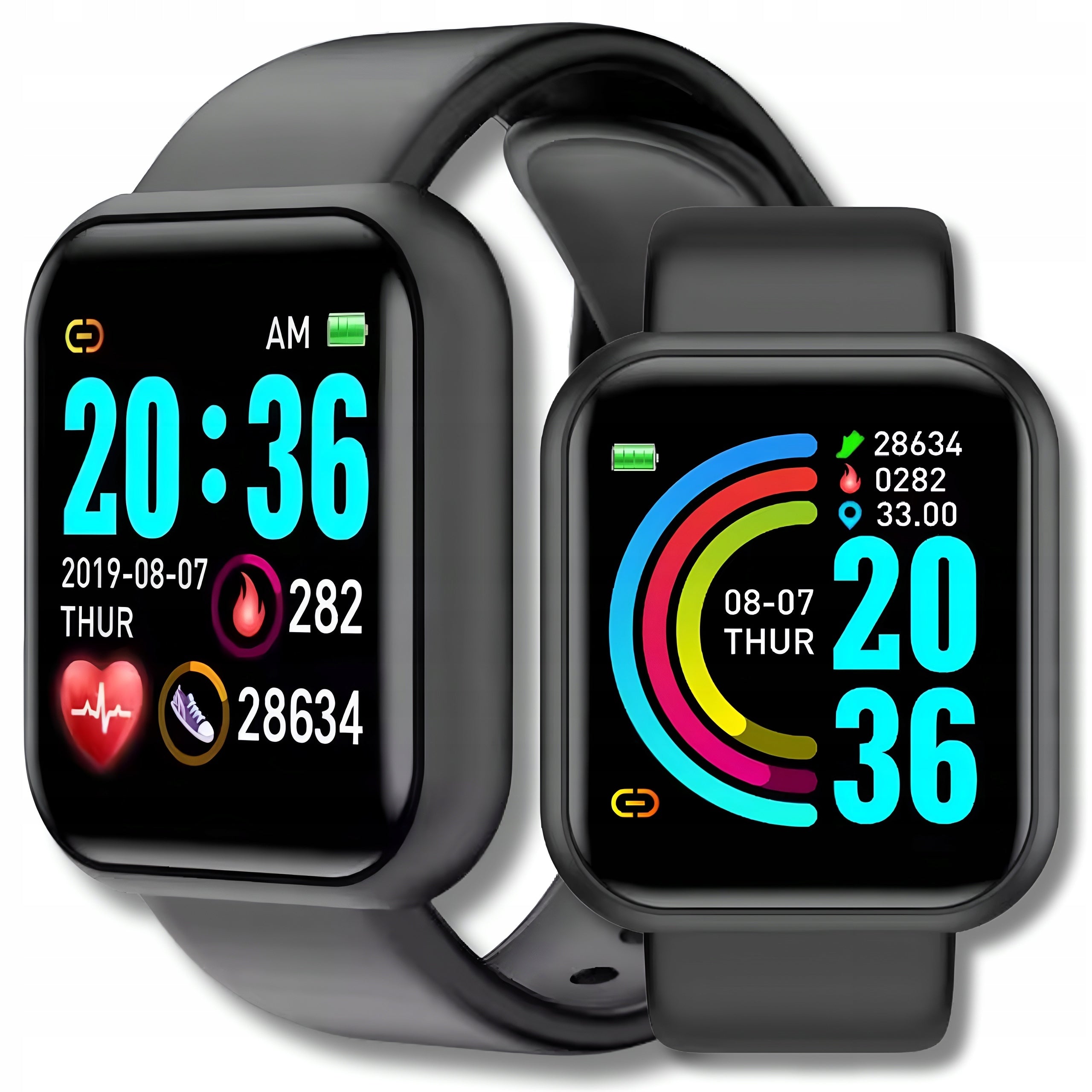 SMARTWATCH MEN'S WATCH WOMEN'S SPORTS BAND PULSE PRESSURE STEPS SLEEP