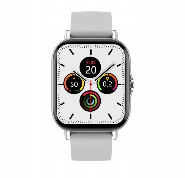SMARTWATCH MEN'S WATCH WOMEN'S TALK SILVER Color silver