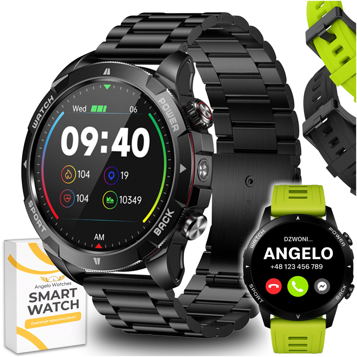 SMARTWATCH MEN'S WATERPROOF MILITARY SPORTS TALK PULSE OXYGEN MENU PL Model other