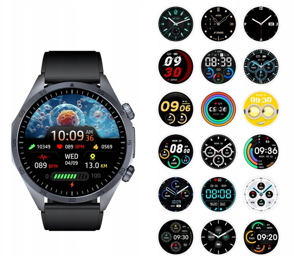 SMARTWATCH MEN'S WOMEN'S ECG GPS TALKING POOL SUMMER 2026 pulse massage