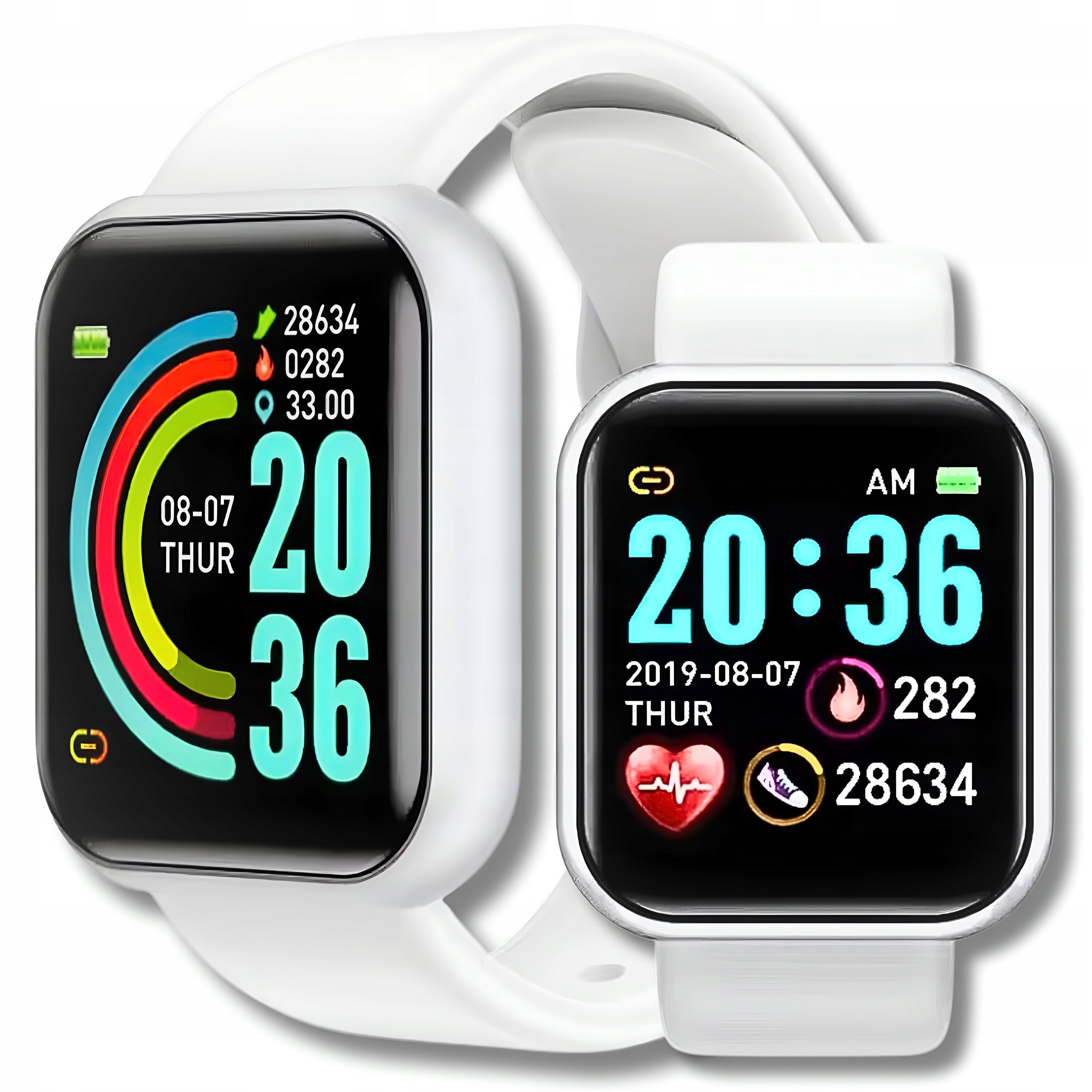 SMARTWATCH MEN'S WOMEN'S SPORTS BAND HEART RATE PRESSURE STEPS SLEEP