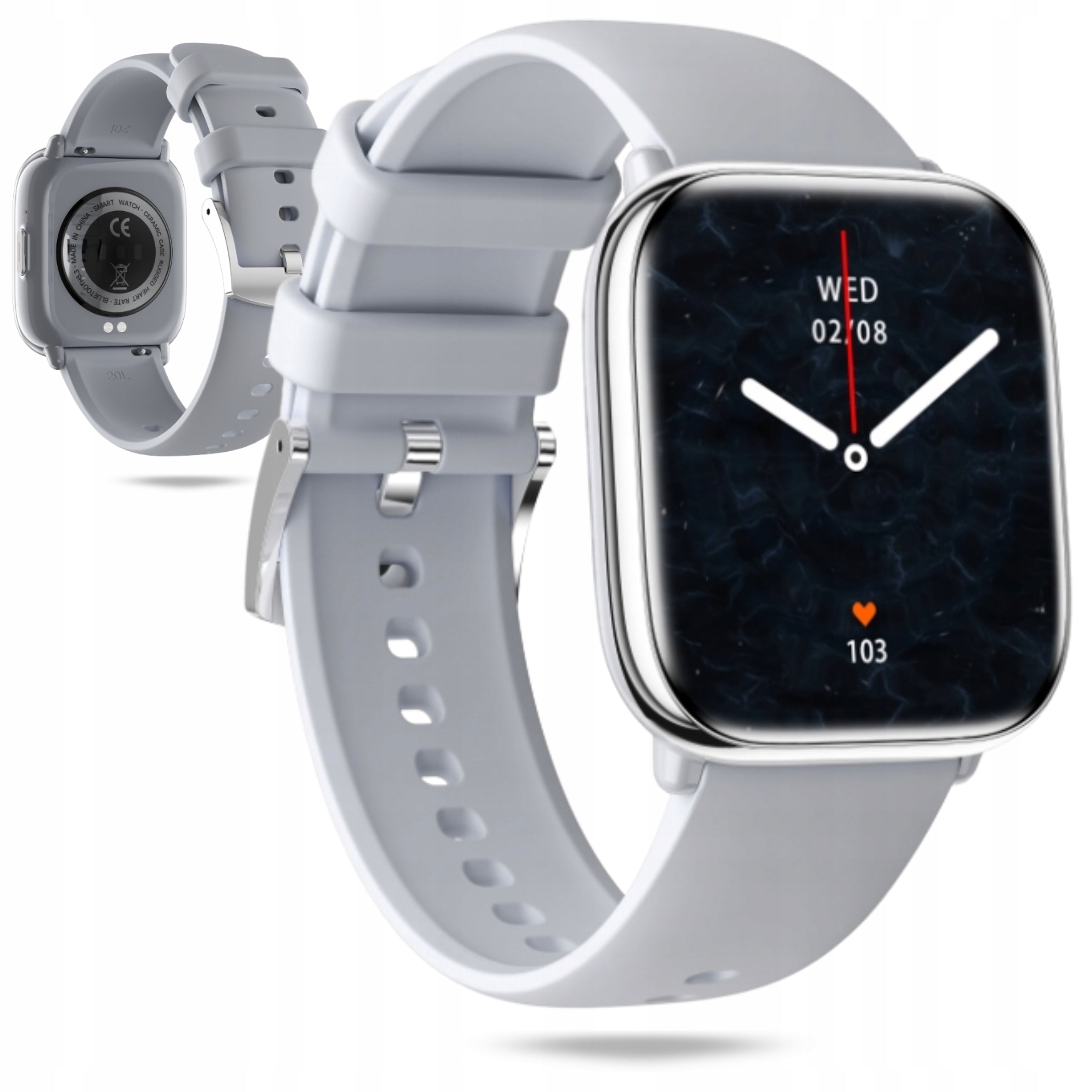 SMARTWATCH MYPHONE WATCH PASTEL SILVER SMART WATCH TALK AMOLED Packaging status original