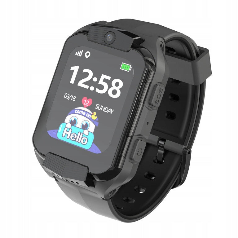 SMARTWATCH PACIFIC 32-1 KIDS - black + ENGRAVING Batteries included yes