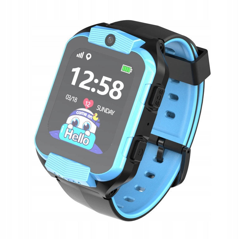 SMARTWATCH PACIFIC 32-2 KIDS - blue / black + ENGRAVING Packaging status original