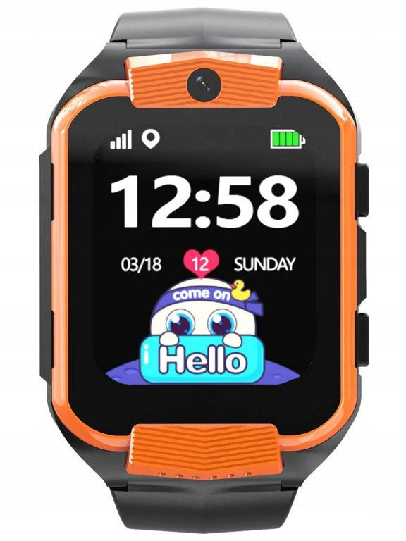 SMARTWATCH PACIFIC 32-3 KIDS - orange / black (sy028c) Packaging status original