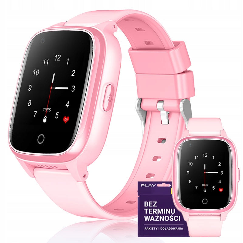 SMARTWATCH PHONE FOR CHILDREN CALLS SMS POLISH GPS MENU