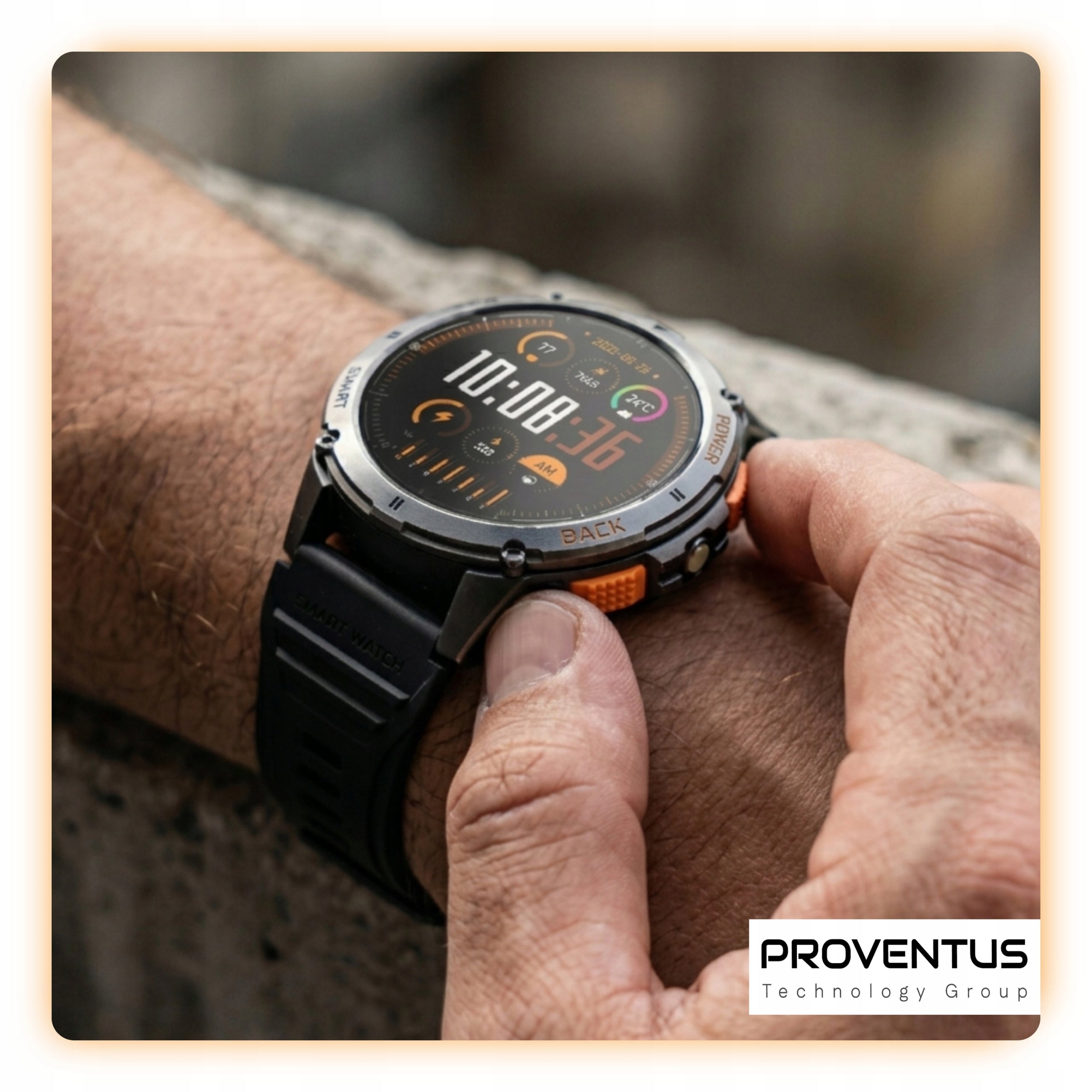 SMARTWATCH Proventus GPS AMOLED 530 mAh Conversation Waterproof Packaging status original