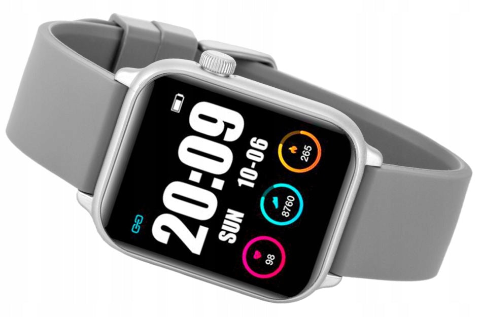 SMARTWATCH RUBICON KW37 PRO SILVER Batteries included yes