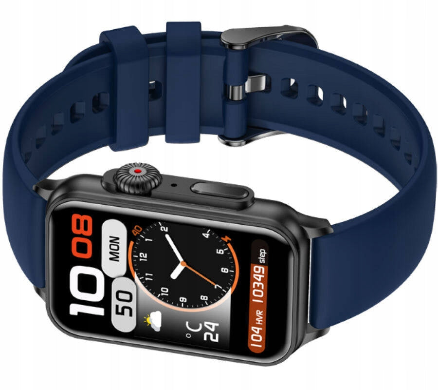 SMARTWATCH RUBICON RNCF06 BLACK BLUE TALK PULSE HEART RATE FLASHLIGHT FB Brand Rubicon