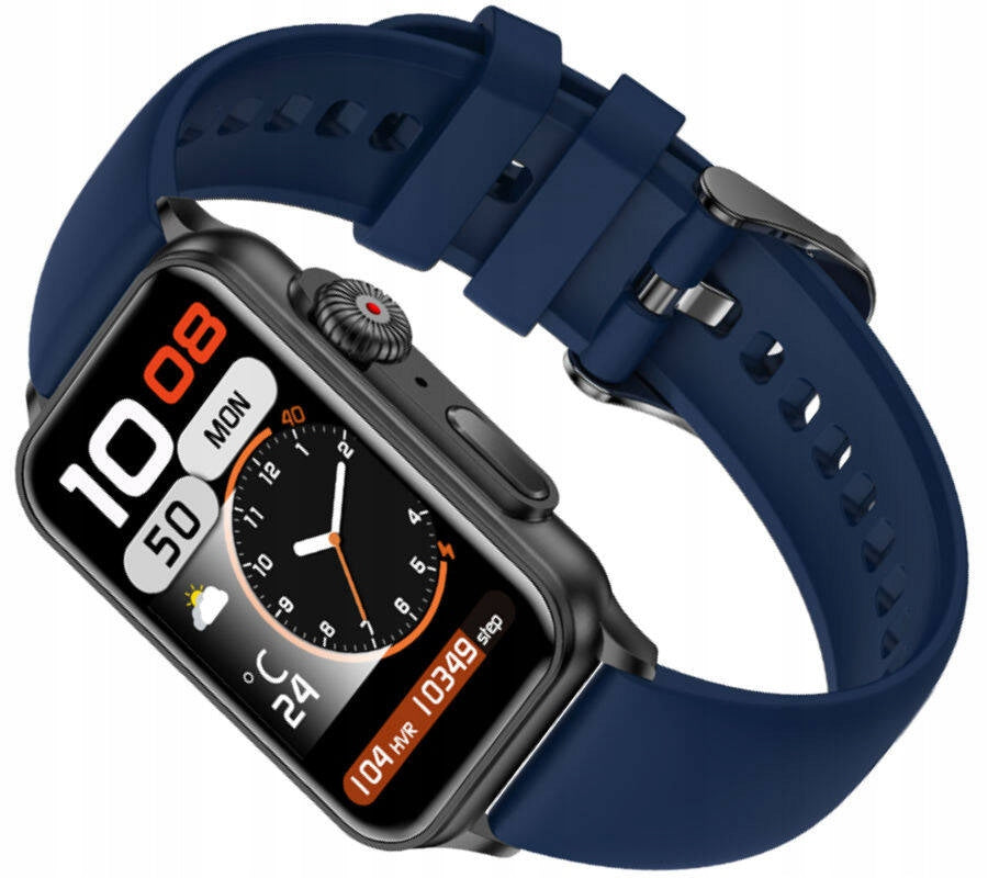 SMARTWATCH RUBICON RNCF06 BLACK BLUE TALK PULSE HEART RATE FLASHLIGHT FB Color blue