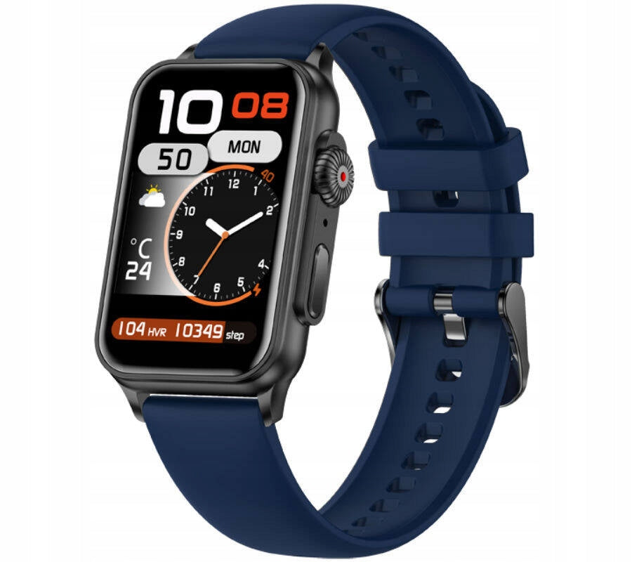 SMARTWATCH RUBICON RNCF06 BLACK BLUE TALK PULSE HEART RATE FLASHLIGHT FB