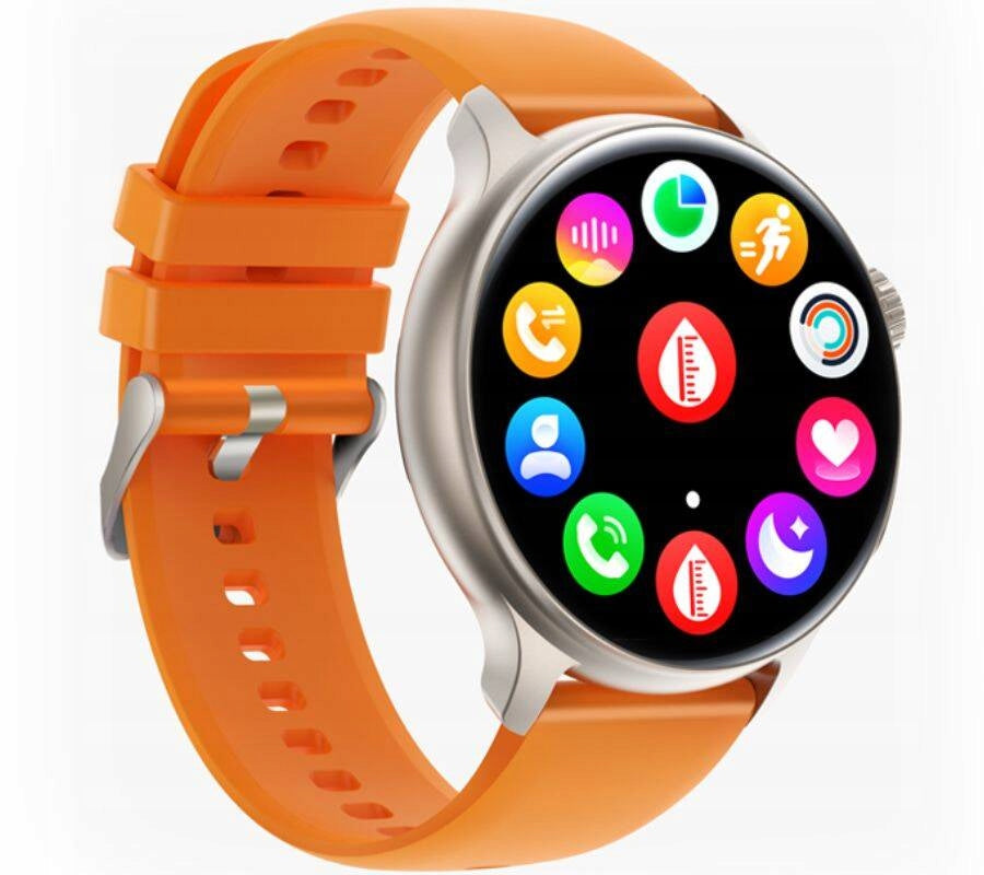 SMARTWATCH RUBICON RNCF12 SILVER AMOLED TALK PULSE HEART RATE SPORT ALWAYS-ON