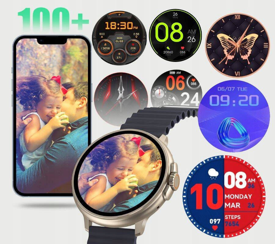SMARTWATCH RUBICON RNCF15 ORANGE TALK PULSE HEART RATE SPORT GAME CALCULATOR Color orange