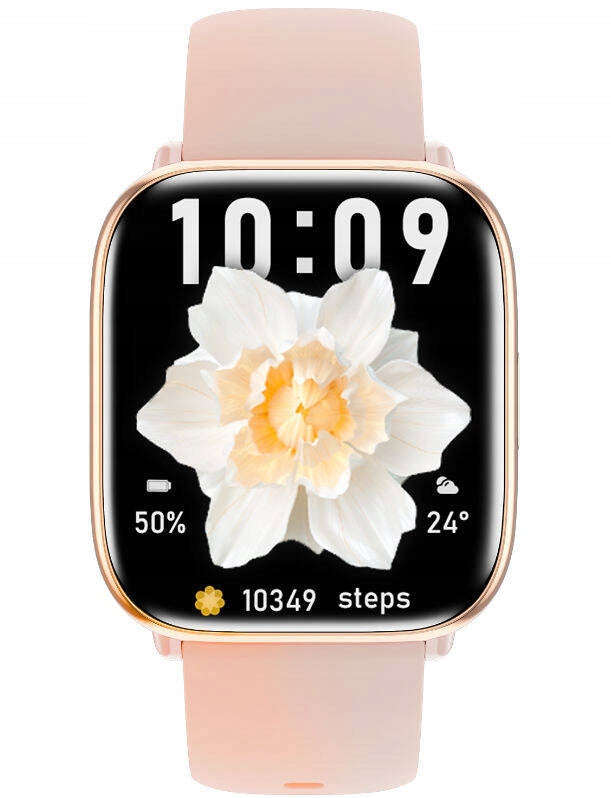 SMARTWATCH RUBICON RNCF31 ROSE GOLD PULSE HEART RATE PRESSURE AMOLED 350 Batteries included yes