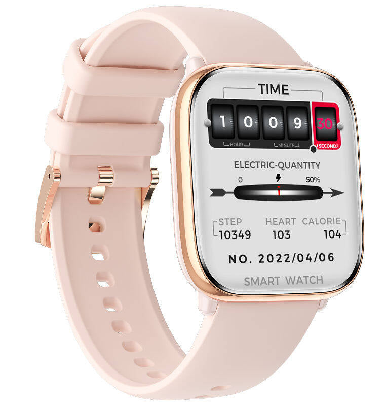 SMARTWATCH RUBICON RNCF31 ROSE GOLD PULSE HEART RATE PRESSURE AMOLED 350