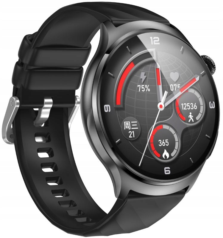 SMARTWATCH RUBICON WITH GLUCOSE METER EKG S.O.S.! TALKING GAME FLASHLIGHT Manufacturer code SMARUB080