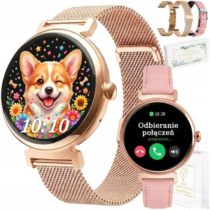 SMARTWATCH Rubicon GIFT FOR GIRLS multifunctional 3 stripes