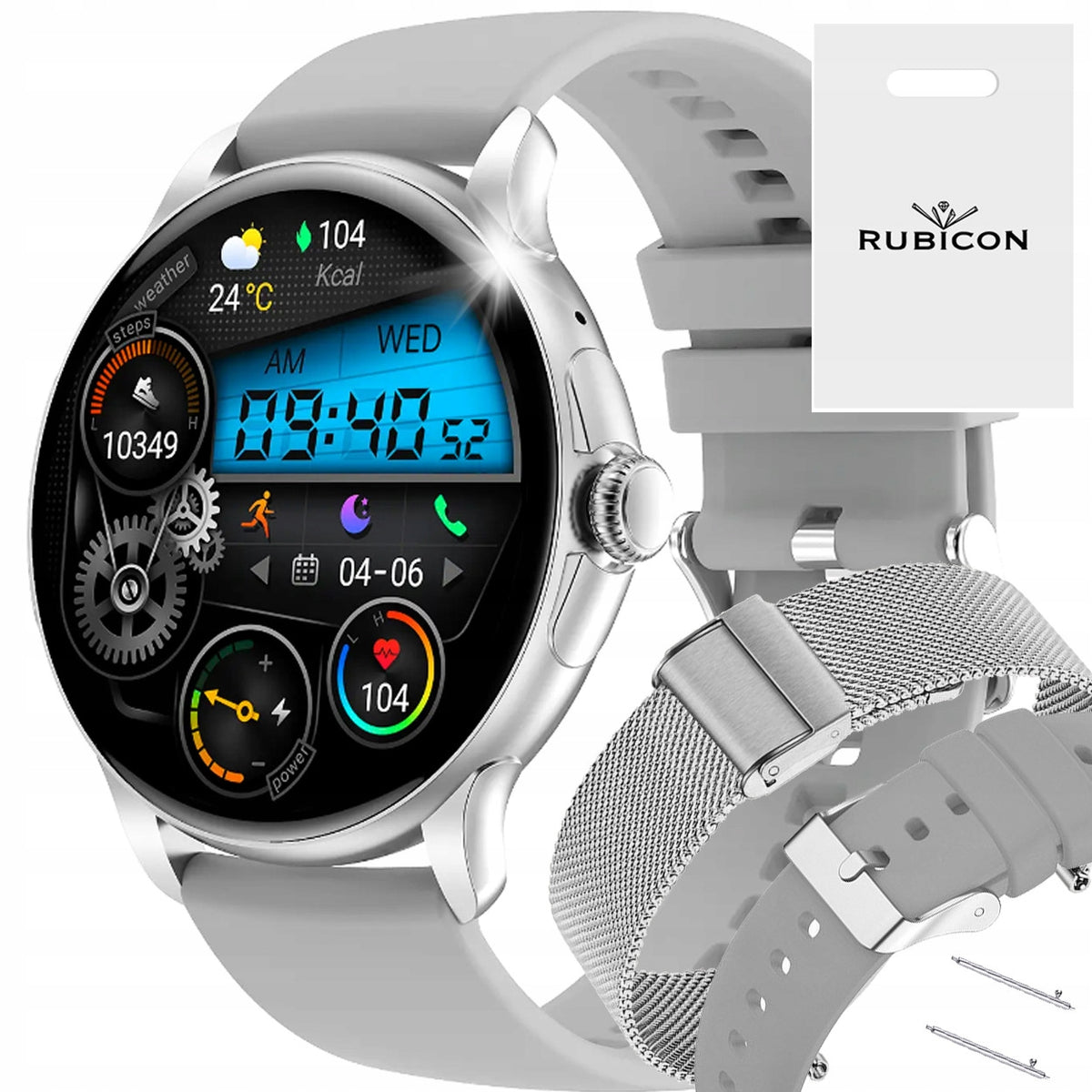 SMARTWATCH Rubicon Phone calls PL menu Pro Watch