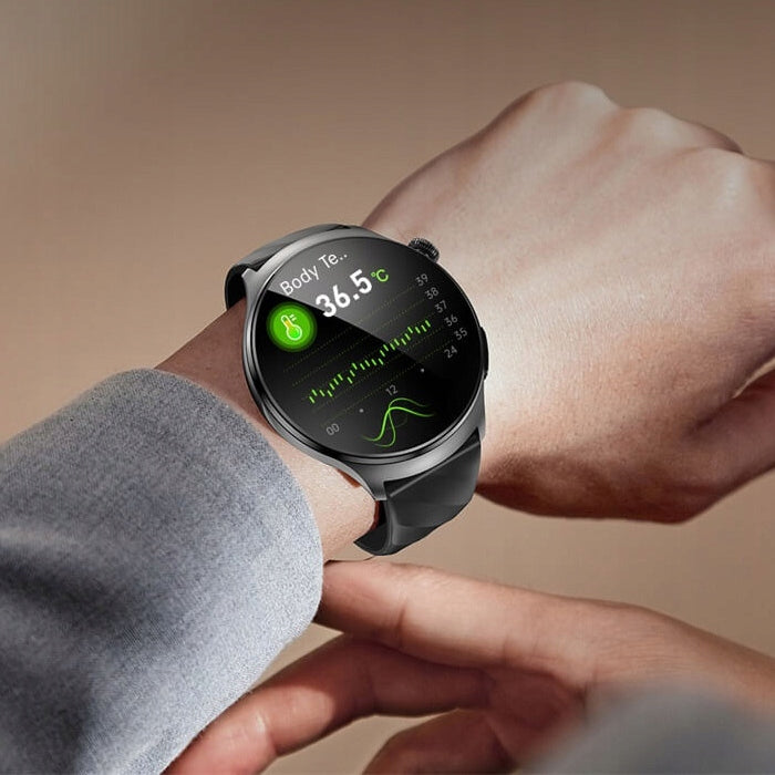 SMARTWATCH Rubicon RNCF39 black/black bracelet Packaging status original