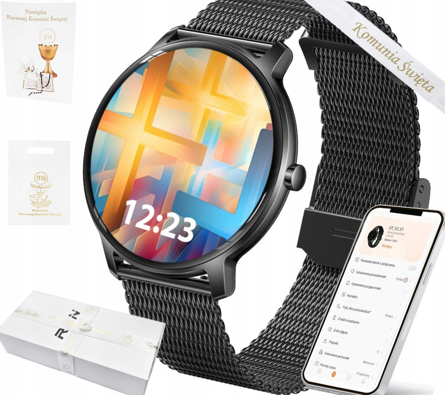 SMARTWATCH Rubicon watch, First Communion gift for a girl, SMS KCAL KROK
