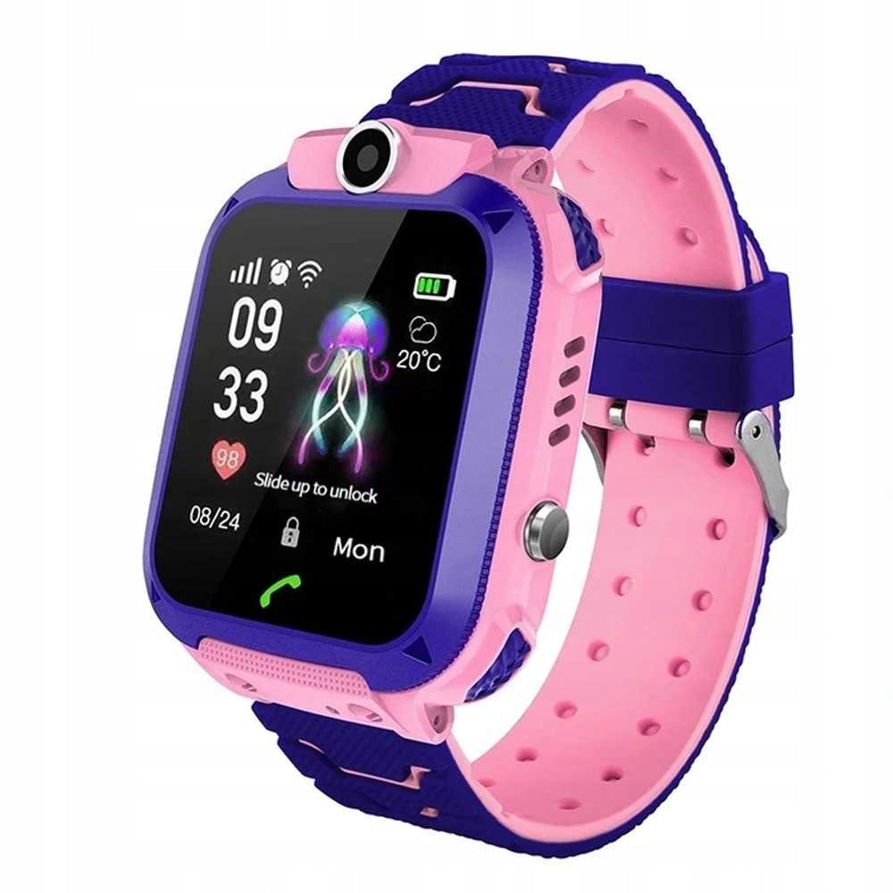 SMARTWATCH SIM PL LOCATOR CHILDREN'S WATCH SMART WATCH POLISH MENU Color blue
