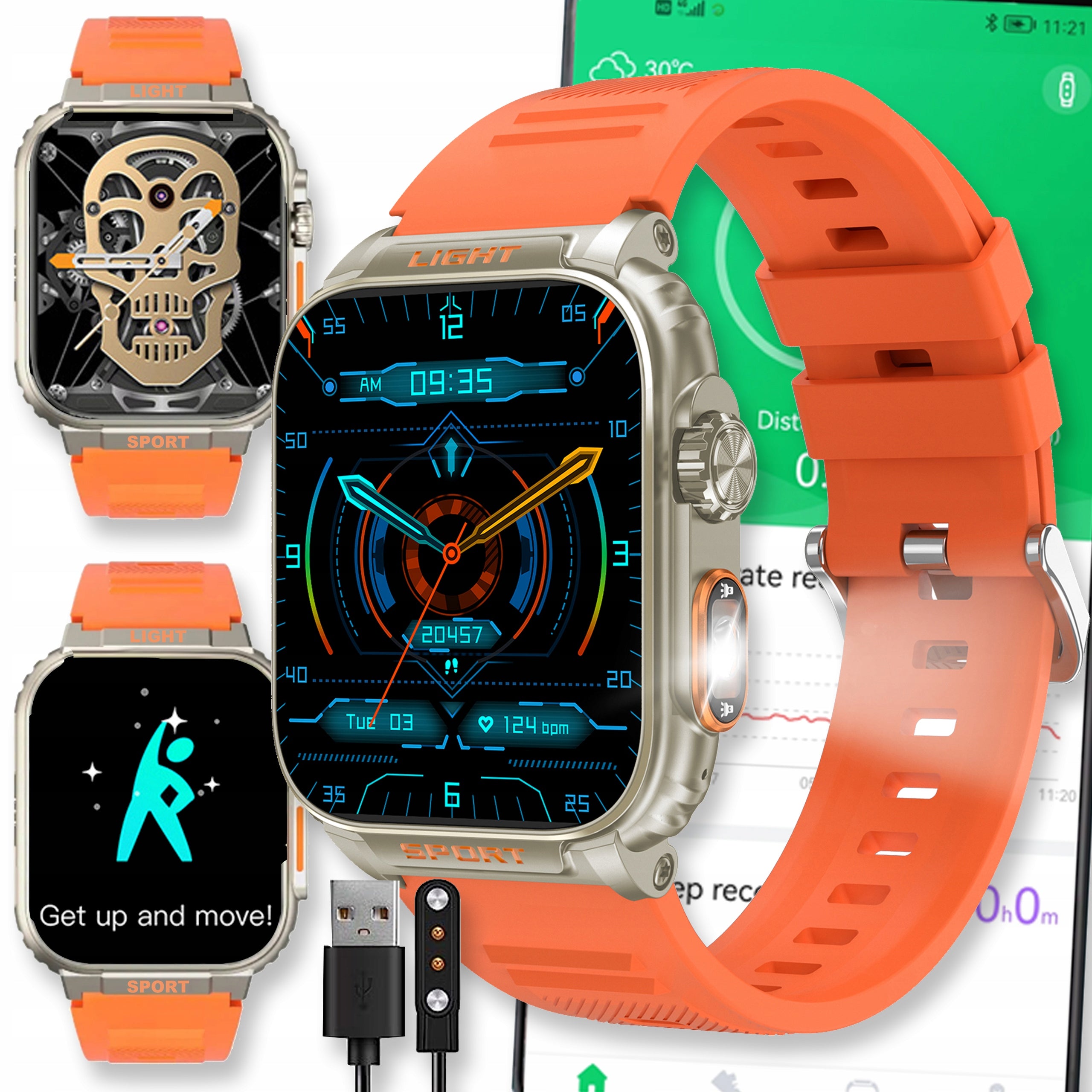 SMARTWATCH SMART WATCH SPORTS WOMEN'S AMOLED MENU PL ULTRA