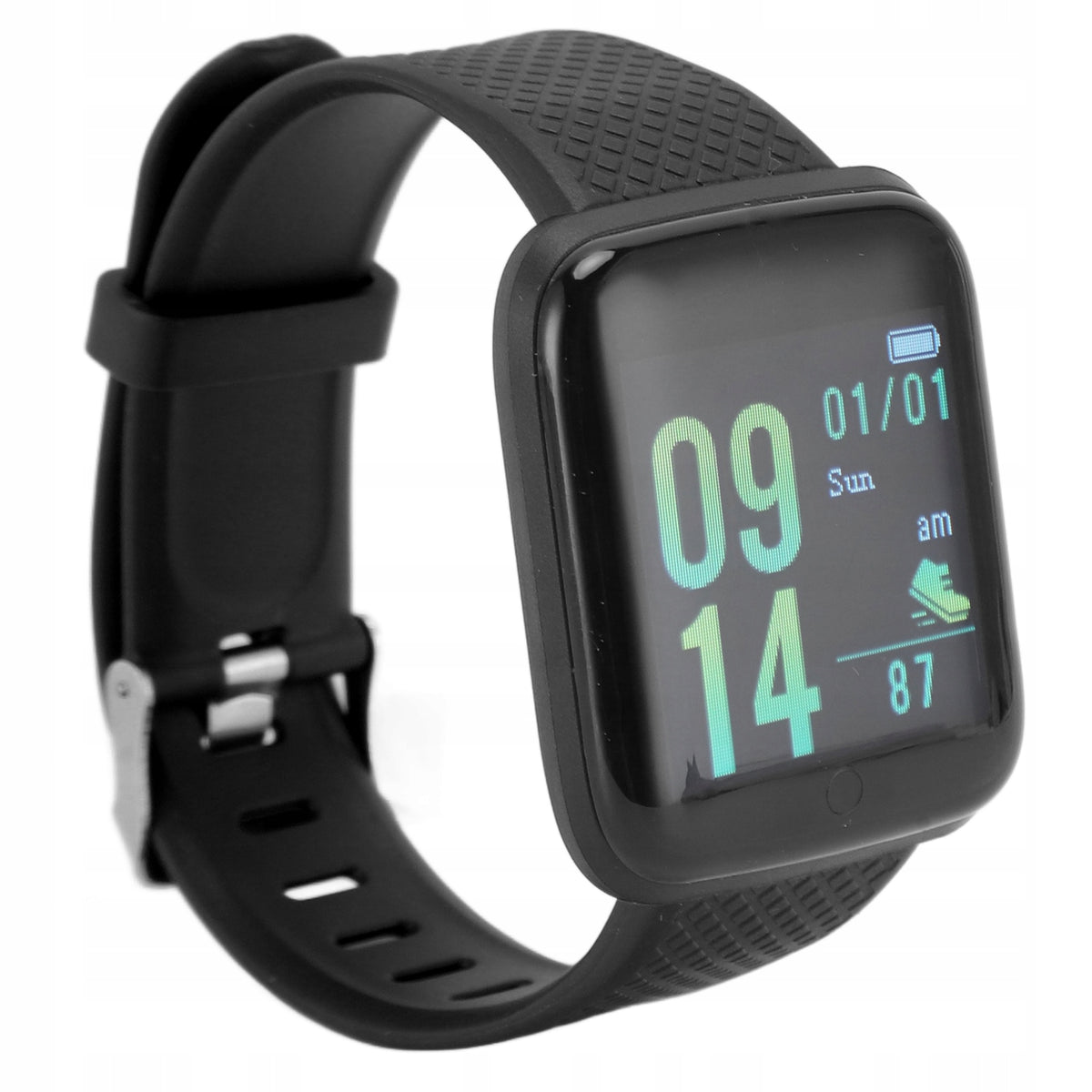 SMARTWATCH SMARTBAND MEN'S UNIVERSAL SPORTS WATCH BLACK