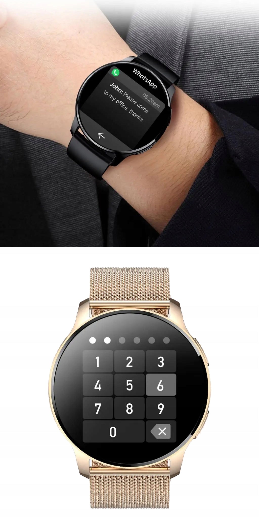 SMARTWATCH SMARTBAND MENU POLISH WOMEN'S SMART WATCH PL SPORT Packaging status original
