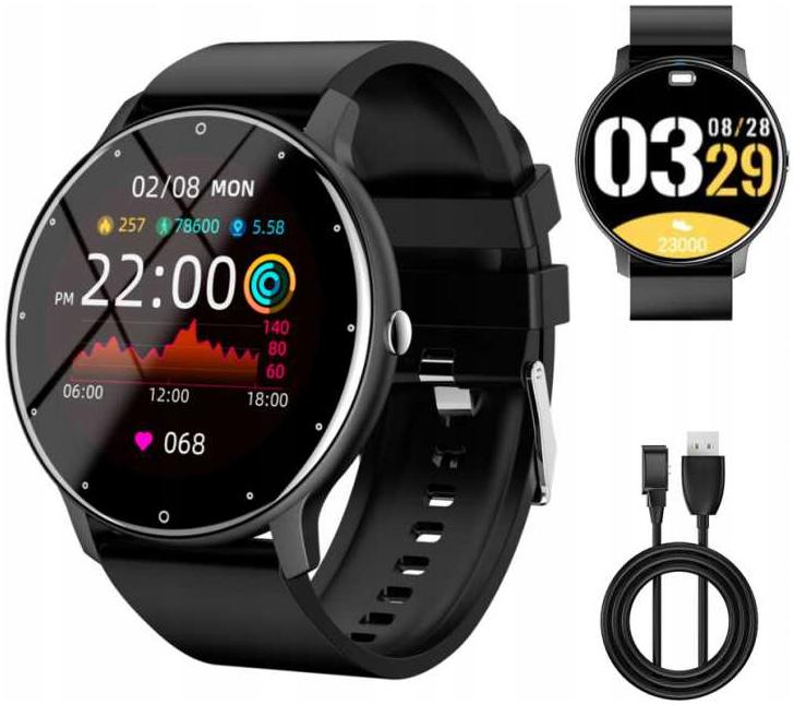 SMARTWATCH SMARTBAND SMS STEPS POLISH MENU